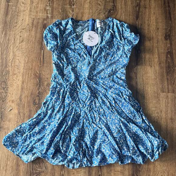 Princess Polly Dresses & Skirts - NWT Princess Polly The Sting Mini Dress Blue Size 8